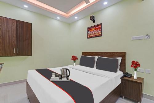 Katil atau katil-katil dalam bilik di Hotel O Shiva Palace