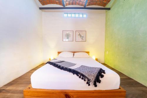 a bedroom with a bed in a room at Best Location in Sayulita + Walk to Everything in Sayulita