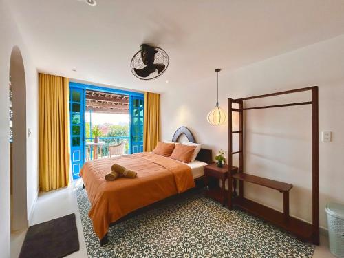 Katil atau katil-katil dalam bilik di Lamer Beachside Studio Cozy Tan Thanh Beach Hoi An