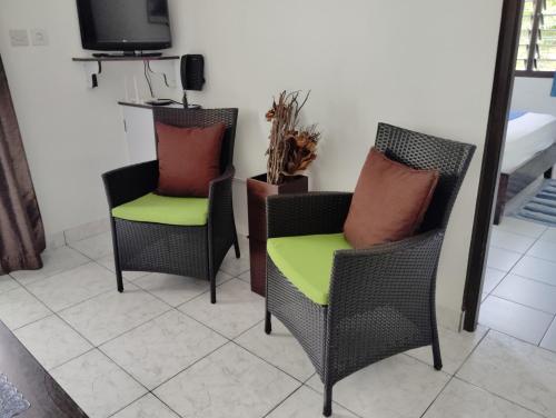 TV a/nebo společenská místnost v ubytování Roche Kerlan Apartments