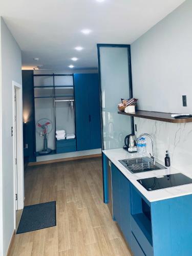 Dapur atau dapur kecil di Lapit Hotel And Apartment