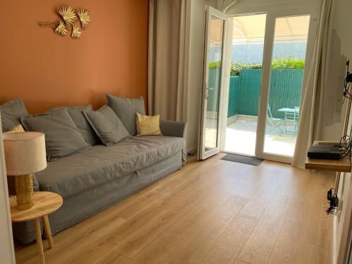 T2, Jardinet, Quartier marché 10mn Plage