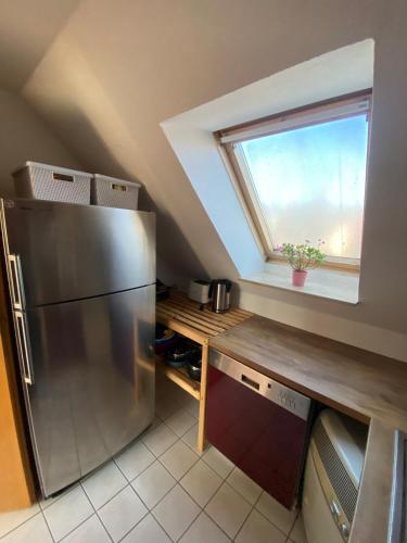 Η κουζίνα ή μικρή κουζίνα στο Cozy studio apartment