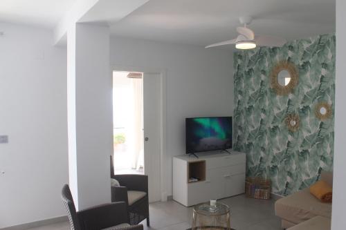 Μια τηλεόραση ή/και κέντρο ψυχαγωγίας στο New duplex in La Olla Altea