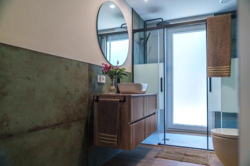Ένα μπάνιο στο Casa de Luas Apartamentos