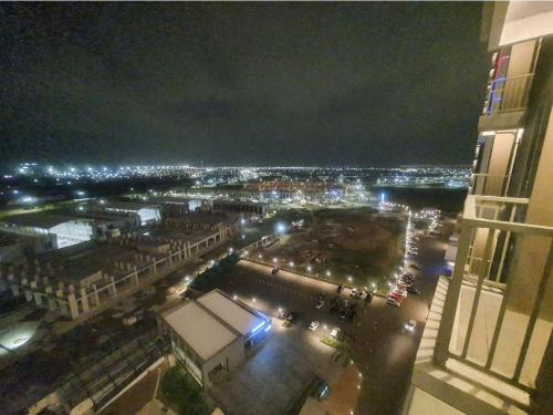 Nespecifikovaný výhled na destinaci Muara nebo výhled na město při pohledu z apartmánu