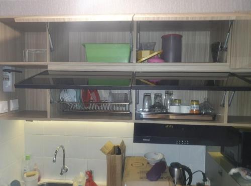 Kuchyň nebo kuchyňský kout v ubytování Apartment Tokyoriverside Pik2 Studio Beautifull