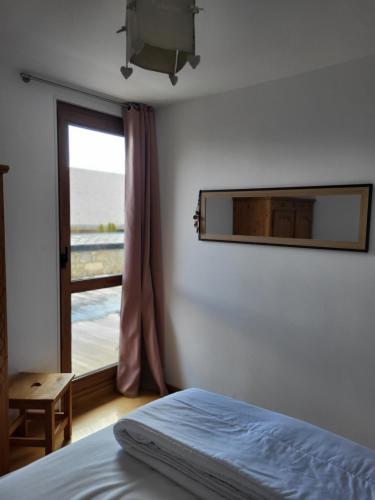 Posteľ alebo postele v izbe v ubytovaní Appartement 3 pièces à Bolquère - 6 personnes