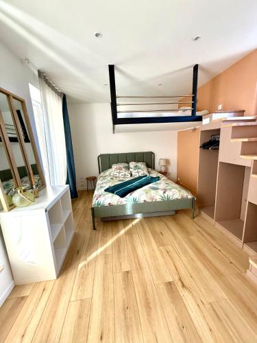 Una cama o camas en una habitación de Duplex'po