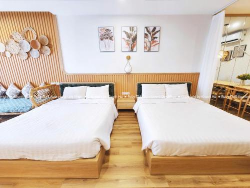 Postel nebo postele na pokoji v ubytování TMS Apartments Quy Nhơn