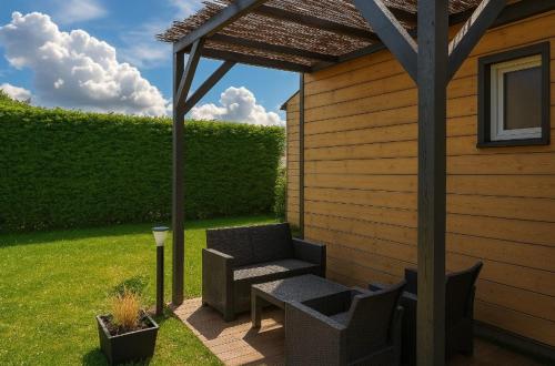 Zahrada ubytování Chambres cosy proche cnpe Bugey - via rhona