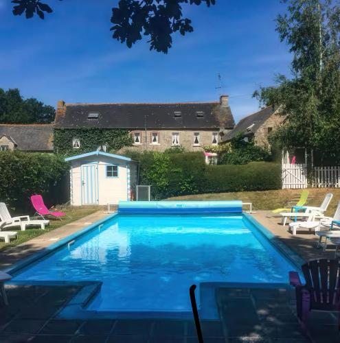 Two Cottages in Beautiful Brittany 5 Bedrooms Sleeps 10 Pets Welcome Heated Swimming Pool Free Wifi