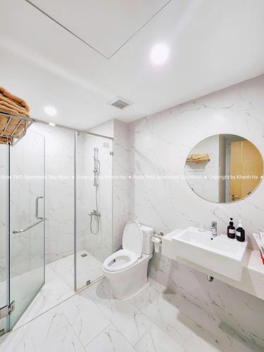 Koupelna v ubytování TMS Apartments Quy Nhơn