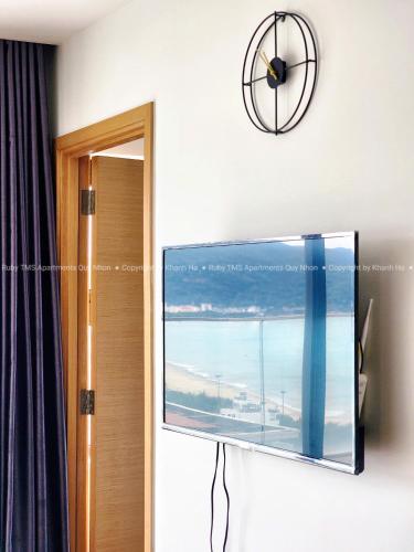 TV a/nebo společenská místnost v ubytování TMS Apartments Quy Nhơn