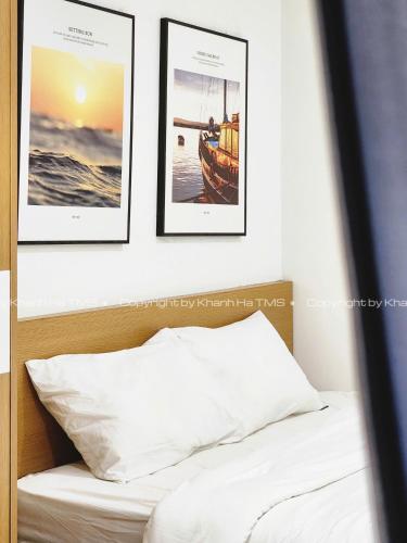 Postel nebo postele na pokoji v ubytování TMS Apartments Quy Nhơn