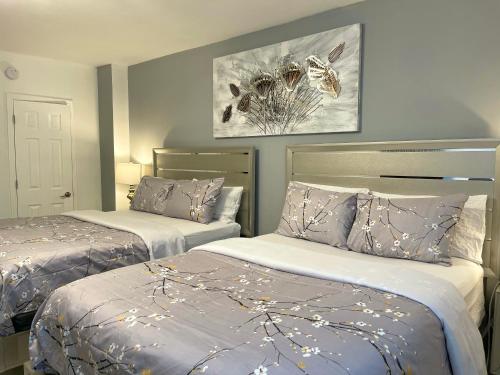 Ένα ή περισσότερα κρεβάτια σε δωμάτιο στο Ocean Reserve Luxury Condo Sunny Isles Beach