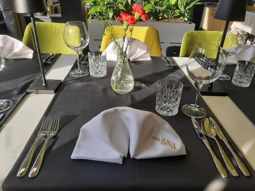 Restaurace v ubytování Hotel Luna Bihać