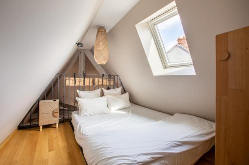 Posteľ alebo postele v izbe v ubytovaní Duplex atypique au cœur de Mulhouse