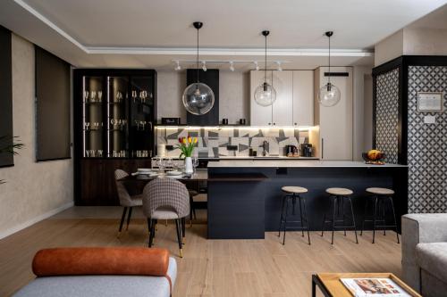 Area soggiorno di Guest Apartment by Manga