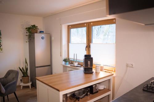 Dapur atau dapur kecil di BaumHaus - kleines Ferienglück