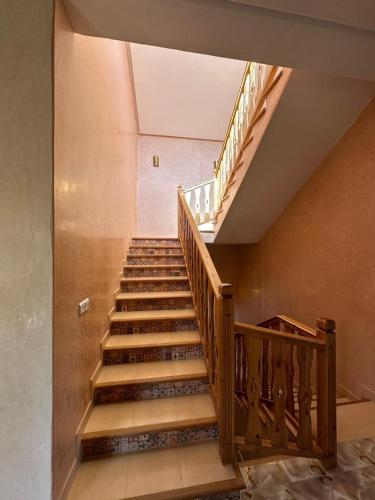 a set of stairs in a building with a stair case at Villa Ourika ,Atlas in Ourika