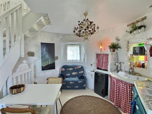 Kuchyň nebo kuchyňský kout v ubytování Moulin du Sud