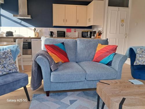 Kuchyň nebo kuchyňský kout v ubytování Elmgrove Apartment , Croagh Patrick Westport