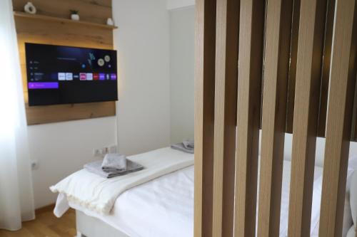 Postel nebo postele na pokoji v ubytování Apartman Aleksandra Vrnjacka Banja