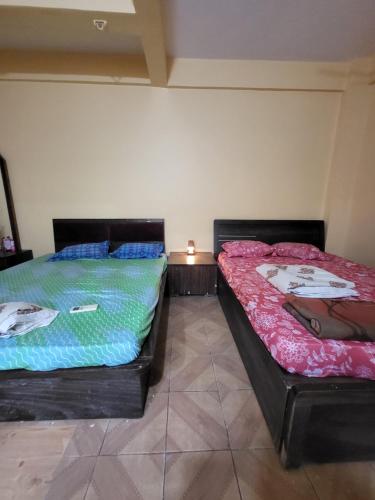 Postel nebo postele na pokoji v ubytování Hari Prasad Homestay