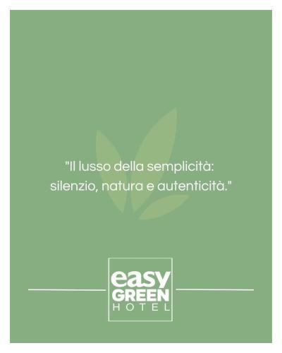 an image of a green sign that says easy green floor at Easy Green Hotel in San Giovanni Rotondo