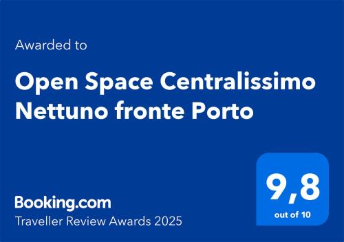 Certifikát, hodnocení, plakát nebo jiný dokument vystavený v ubytování Open Space Centralissimo Nettuno fronte Porto