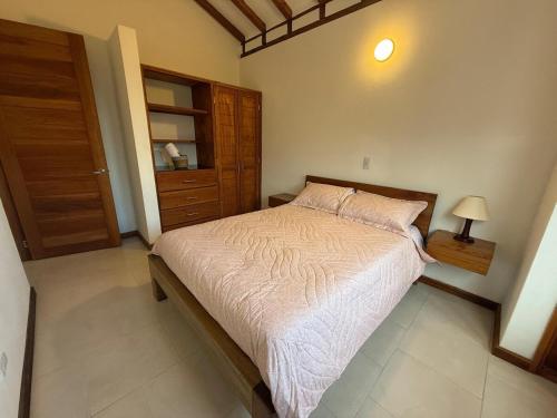 Ένα ή περισσότερα κρεβάτια σε δωμάτιο στο Hermoso apartamento central