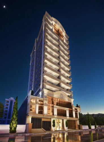 Bygningen som lejligheden ligger i