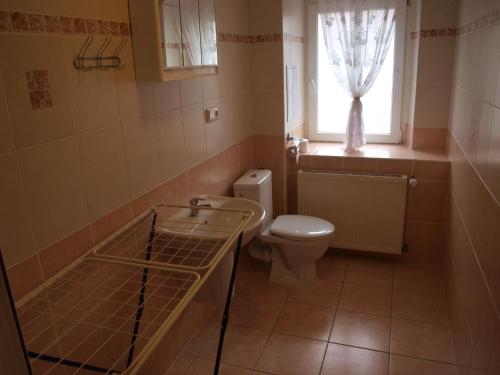 Koupelna v ubytování Apartments Viktoria Klinovec