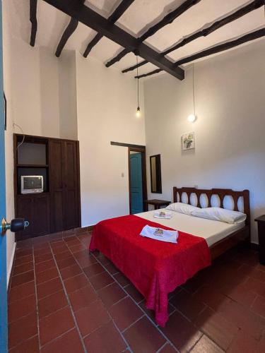 Letto o letti in una camera di Kazasha - Hotel Con Parqueadero Privado