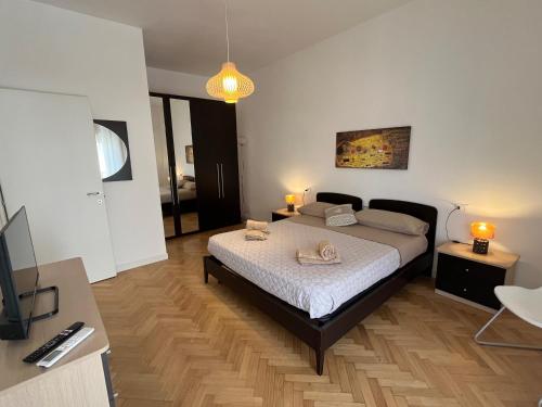 A bed or beds in a room at GABRY HOUSE