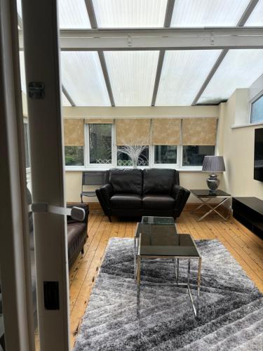 Χώρος καθιστικού στο Guest house double room