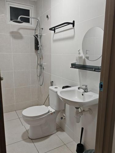 Bilik mandi di V'saf Homestay Alor Setar