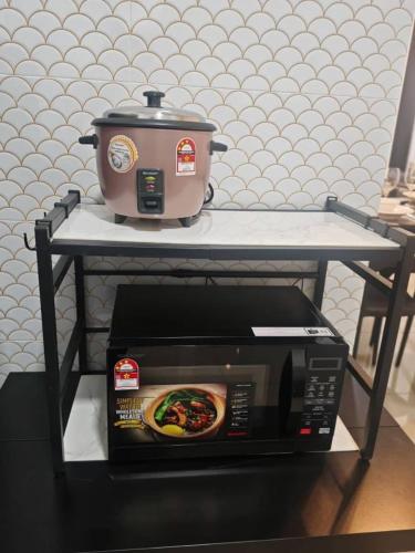Dapur atau dapur kecil di V'saf Homestay Alor Setar
