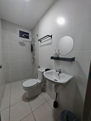 Bilik mandi di V'saf Homestay Alor Setar