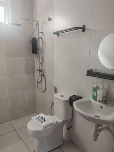 Bilik mandi di V'saf Homestay Alor Setar