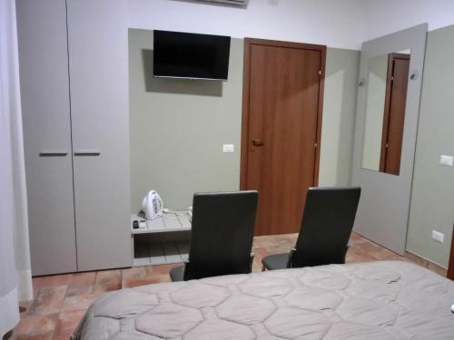 Televisyen dan/atau pusat hiburan di Agriturismo La Pietriccia