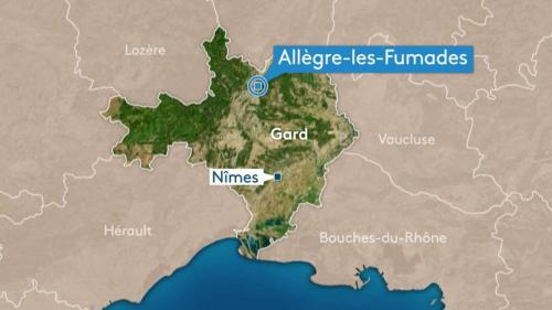 Une carte de l'australie avec les sites d'intérêt moins importants dans l'établissement Aux portes de l'Ardèche et des Cévennes, à Allegre Les Fumades