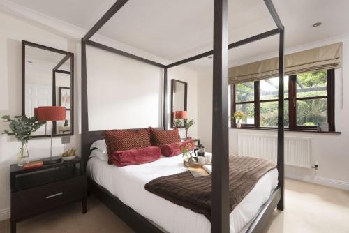 Katil atau katil-katil dalam bilik di Hustyn Lodges