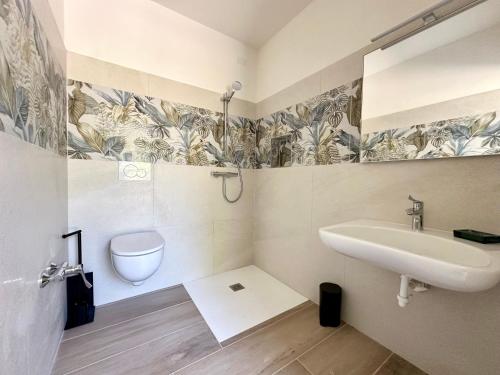 Bilik mandi di Agriturismo Uliveto Bartolomeo