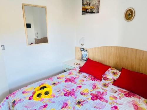 Ένα ή περισσότερα κρεβάτια σε δωμάτιο στο Appartamento Manuela