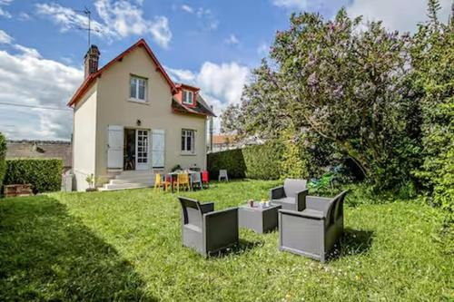 Le Temps de Vivre - Maison avec jardin proche Deauville