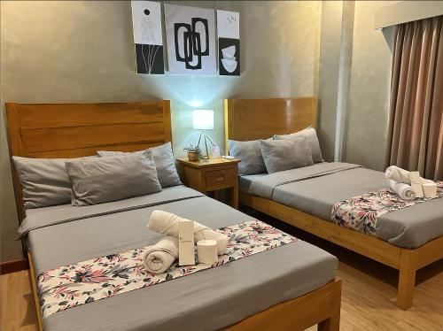 Postel nebo postele na pokoji v ubytování Life In Santa Maria