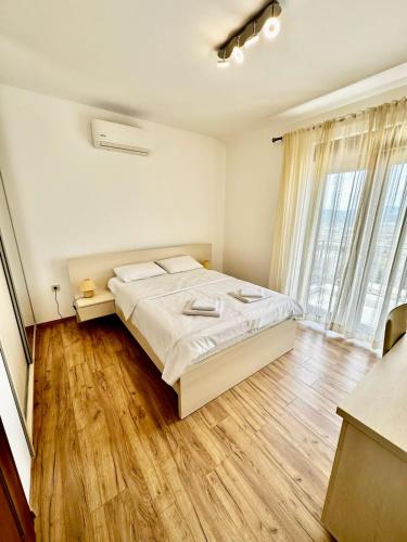 เตียงในห้องที่ Villa Sun