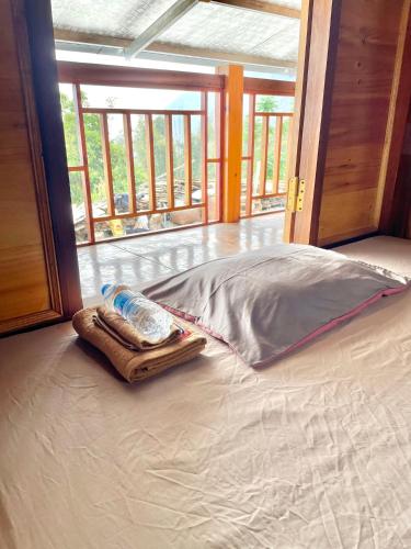 Katil atau katil-katil dalam bilik di Laco Homestay